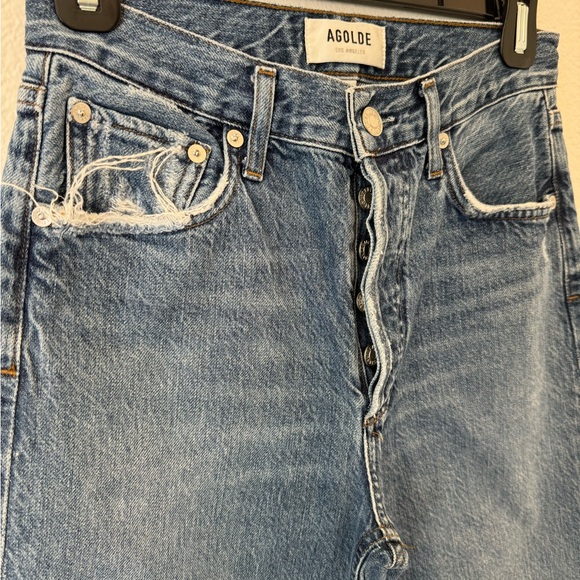 Agolde Jamie Straight Leg Jeans Sz 24 Blithe - Picture 4 of 4